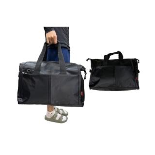 【SNOW.bagshop】旅行袋大容量(大齒耐用拉鍊加厚底防水尼龍附長背帶)