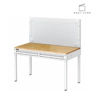 【TANKO 天鋼】WET-4102W3 雙抽屜多功能桌 白 120x62.5 cm(工業風桌子 原木桌 書桌 耐用桌 辦公桌)