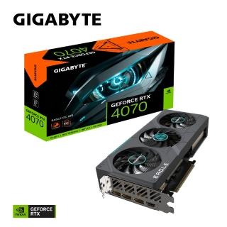 【GIGABYTE 技嘉】GeForce RTX 4070 EAGLE OC V2 12G 顯示卡