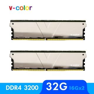 【v-color 全何】SKYWALKER PLUS DDR4 3200 32GB kit 16GBx2(桌上型超頻記憶體)