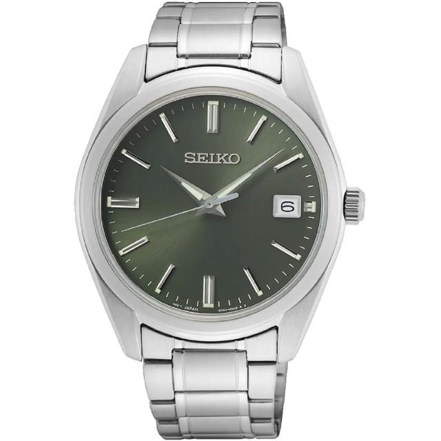 【SEIKO 精工】CS 城市簡約手錶-40.2mm 送行動電源 畢業禮物(SUR527P1/6N52-00A0G)