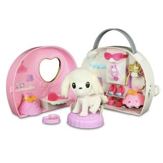 【寶寶共和國】MIMI World 可愛粉紅提包狗(家家酒玩具 寵物玩具)
