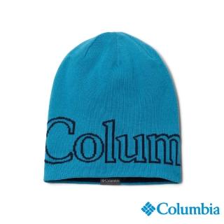【Columbia 哥倫比亞 官方旗艦】中性-Belay Butte LOGO雙面毛帽-湖水藍(UCU73680AQ/HF)