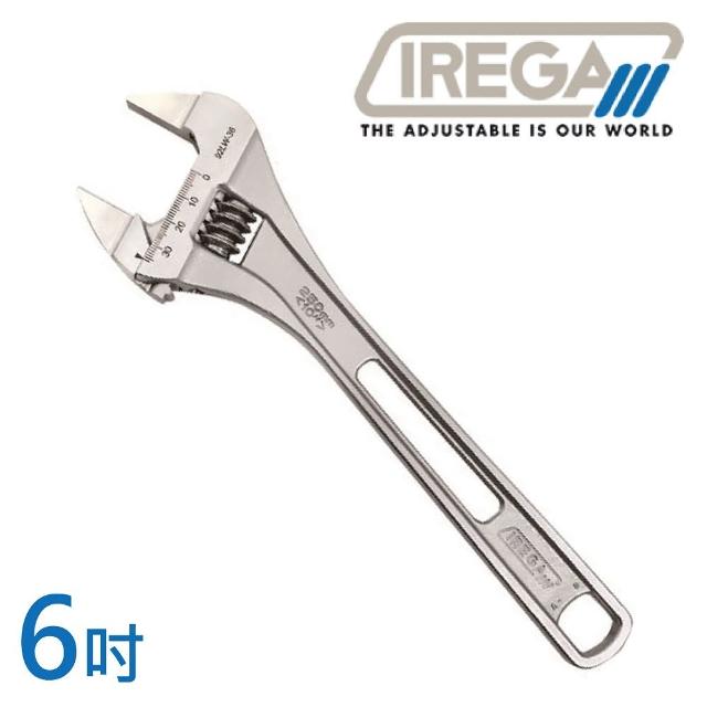 【IREGA】輕量型超薄大開口活動板手-6吋(92LW24-150)