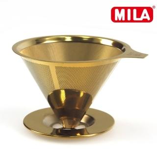 【MILA】鈦金立式不鏽鋼咖啡濾網座(2-4 cup)