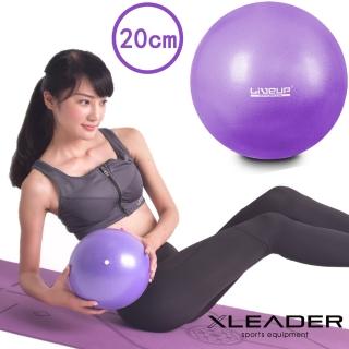 【Leader X】迷你多功能健身瑜珈球 韻律球 抗力球(20cm紫色)