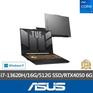 【ASUS 華碩】15.6吋i7 RTX4050電競筆電(TUF Gaming FX507VU/i7-13620H/16G/512G SSD/RTX4050 6G/W11)