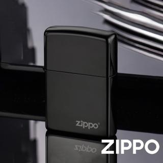 【Zippo官方直營】黑炫冰防風打火機(美國防風打火機)