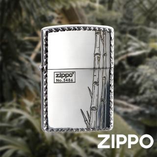 【Zippo官方直營】勢如破竹-銀色-防風打火機(美國防風打火機)