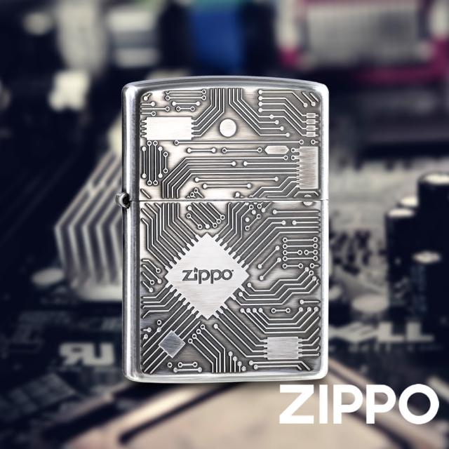 【Zippo官方直營】電路板設計防風打火機(美國防風打火機)