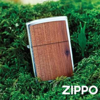 【Zippo官方直營】美國雪松木紋防風打火機(美國防風打火機)