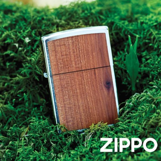 【Zippo官方直營】美國雪松木紋防風打火機(美國防風打火機)