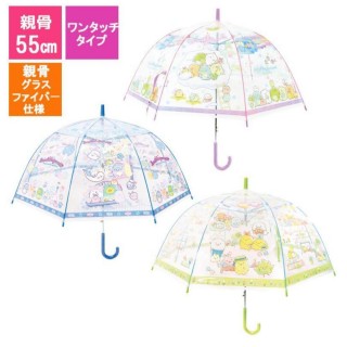 【J`S PLANNING】角落生物 兒童透明造型直傘(平行輸入)