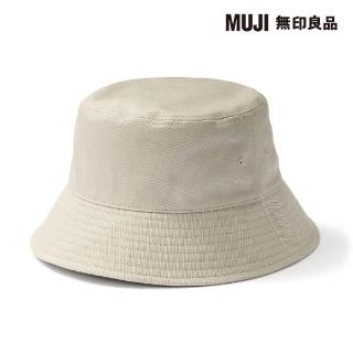 【MUJI 無印良品】棉斜紋織平頂有簷帽(共4色)