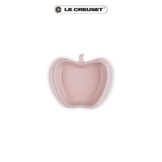 【Le Creuset】瓷器迷你蘋果造型烤盤16.5cm(甜心粉)