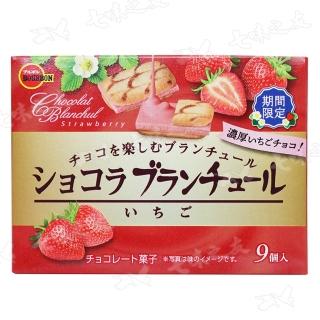 【Bourbon 北日本】草莓巧克力風味夾心酥 40g(盒裝)