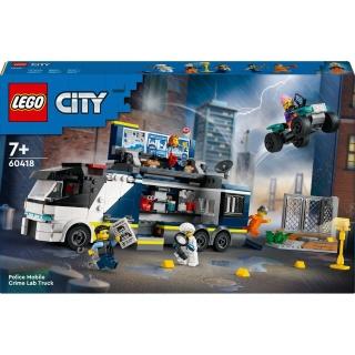 【LEGO 樂高】60418 City城市系列 警察行動刑事實驗室(積木 模型 人偶)