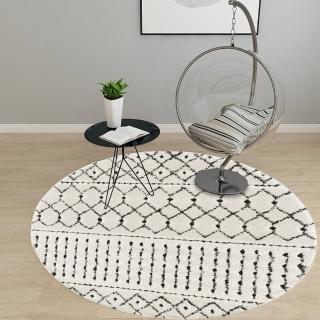 【范登伯格】比利時 FARA 3D浮雕圓型地毯-藤圓(160cm圓)
