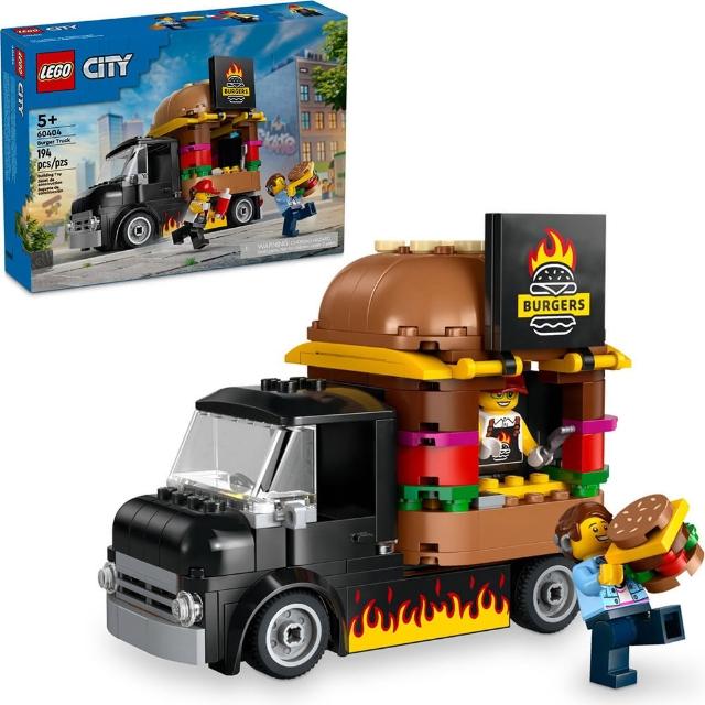 【LEGO 樂高】LT60404 城市系列 - 漢堡餐車