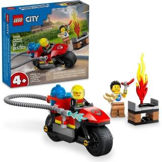 【LEGO 樂高】LT60410 城市系列 - 消防救援摩托車