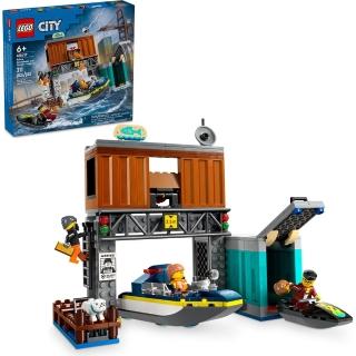 【LEGO 樂高】LT60417 城市系列 - 警察快艇和壞蛋藏身處