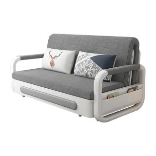 【歐適樂】儲物可折疊沙發床 多功能儲物折疊床 躺椅懶人床(懶人沙發 儲物床客床)