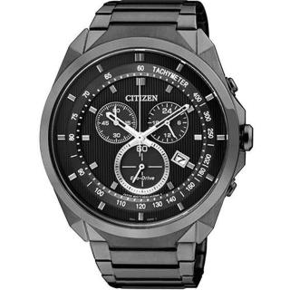 【CITIZEN 星辰】Eco-Drive 未來時尚 計時腕錶 男錶 禮物 手錶(AT2155-58E)