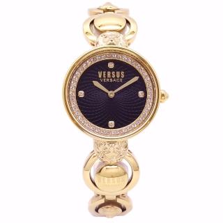 【VERSUS】VERSUS VERSACE凡賽斯精品手環女性優質腕錶-黑金-VSP333821