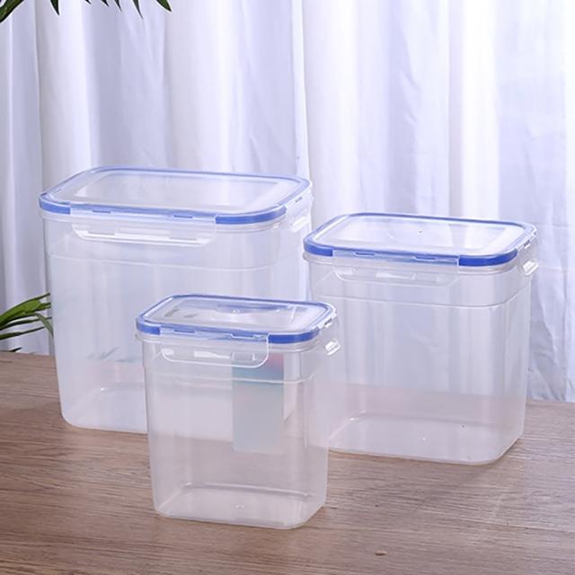 【COLOR ME】高款三件組-密封保鮮盒(保鮮盒 密封盒 便當盒 透明盒 收納盒 置物盒 塑料盒 盒子)