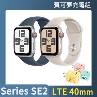 寶可夢充電組【Apple】Apple Watch SE2 2023 LTE 40mm(鋁金屬錶殼搭配運動型錶帶)