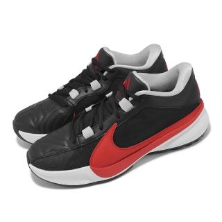 【NIKE 耐吉】籃球鞋 Zoom Freak 5 EP 黑 紅 男鞋 字母哥 5代 希臘怪物 氣墊 緩震(DX4996-004)