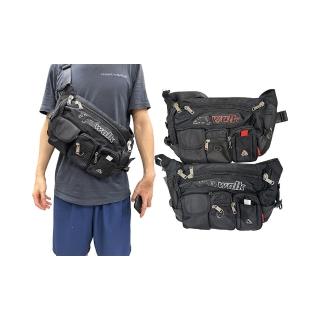 【SNOW.bagshop】腰胸包大容量主袋+外袋共八層(防水尼龍布肩背斜側背多袋口貼身防盜)