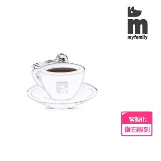 【義大利MyFamily】客製名牌｜食物系列｜濃縮咖啡(客製化名牌 狗牌貓牌)