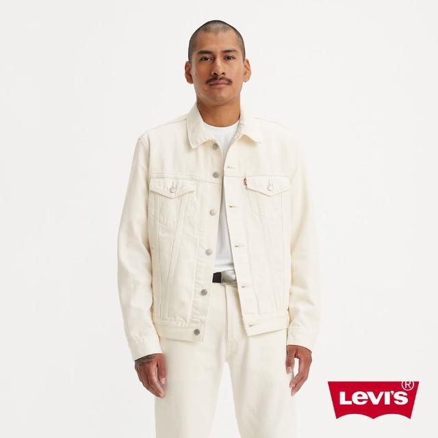 【LEVIS 官方旗艦】男款 牛仔外套 / TYPE3經典版型 / 牛奶白 熱賣單品 72334-0433