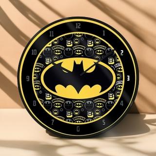 【DC蝙蝠俠】蝙蝠俠 Batman LOGO 經典款蝙蝠俠時鐘/掛鐘