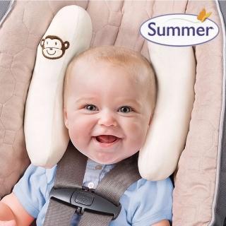 【Mibobebe】嬰兒推車固定枕 寶寶護頭枕(安全座椅 固定枕 寶寶護頸靠枕 嬰兒汽車枕)