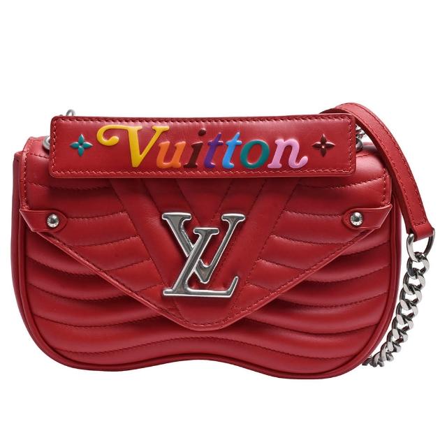【Louis Vuitton 路易威登】M51930 NEW WAVE系列小牛皮手提/肩背包(紅色)