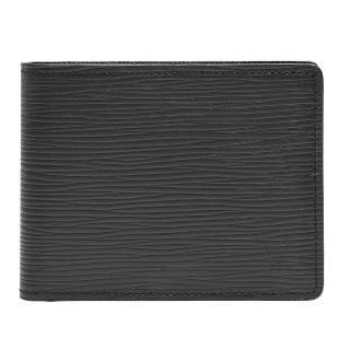【Louis Vuitton 路易威登】M60332 EPI水波紋SLENDER對折短夾(黑)