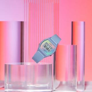 【CASIO 卡西歐】柔和時尚數位電子樹脂腕錶/藍(LW-205H-2A)