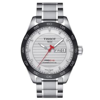 【TISSOT 天梭 官方授權】PRS516 經典運動機械腕錶 / 42mm 母親節 禮物(T1004301103100)