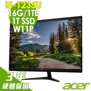 【Acer 宏碁】27型i5液晶電腦(C27-1700/i5-1235U/16G/1T SSD+1TB/W11P)