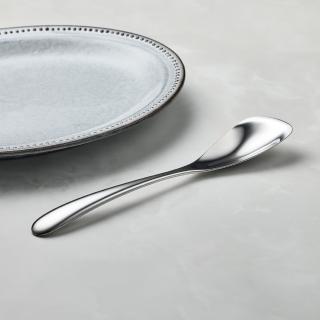 【有種創意食器】日本山崎金屬 - 賢人系列 - 不鏽鋼右手咖哩匙(198 mm)