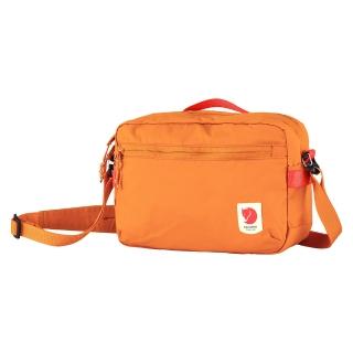 【Fjallraven】High Coast Crossbody斜背包(FR23227-207夕陽橙 241桃沙)