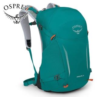 【Osprey】Hikelite 26 輕量網架背包 冒險綠(健行背包 運動後背包 多功能背包)