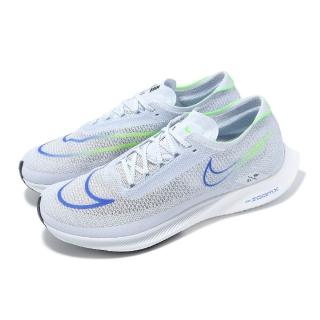 【NIKE 耐吉】競速跑鞋 Zoomx Streakfly 男鞋 灰 藍 綠 輕量 回彈 路跑 競訓 中長距離 運動鞋(DJ6566-006)