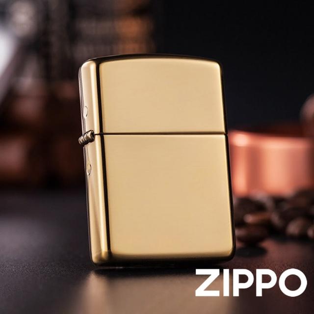 【Zippo官方直營】黃銅鏡面-加厚版-防風打火機(美國防風打火機)