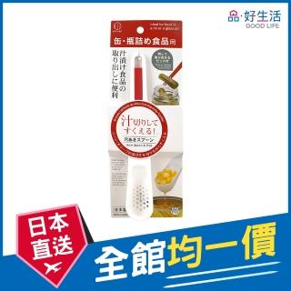 【GOOD LIFE 品好生活】日本製 兩用附叉子瀝汁湯匙(日本直送 均一價)