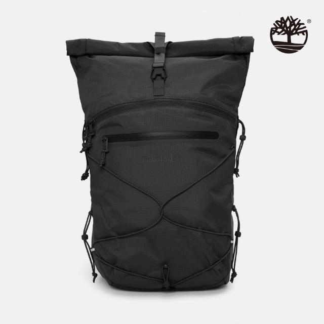 【Timberland】中性黑色大容量健行後背包(A5SMY001)