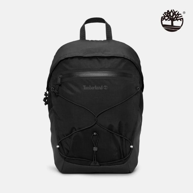 【Timberland】中性黑色大容量健行後背包(A5SNK001)