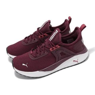 【PUMA】慢跑鞋 Pacer 23 男鞋 紅 銀 輕量 透氣 緩衝 路跑 訓練 運動鞋(392319-07)
